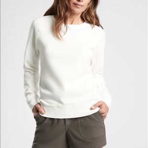 Athleta Sundown Sweatshirt in Calla Lily